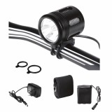 Far Bicicleta 3000 Lumeni Helios WAG, 4 Functii, 3 LED CREE, Baterie Reincarcabila, Aluminiu, Indicator Baterie