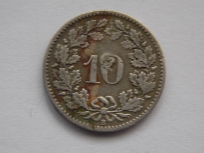 10 RAPPEN 1914 ELVETIA foto