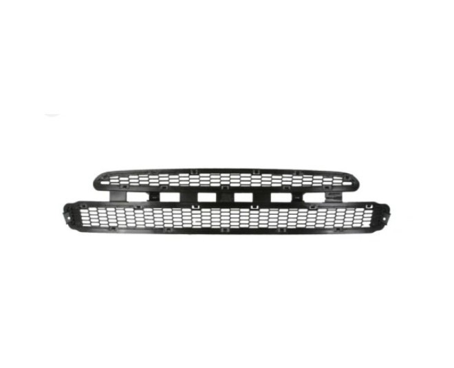 Grila bara protectie, spoiler Tesla Model S, 06.2012-2016, montare fata, centrala, negru, RapidAuto