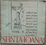 Programul piesei Sfanta Ioana, Teatrul Municipal, 1958-1959