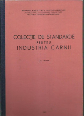 AS - COLECTIE DE STANDARDE PENTRU INDUSTRIA CARNII - UZ INTERN foto