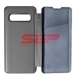 Husa Clear View Mirror Samsung Galaxy S10, Neagra