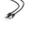 PATCH CORD FTP GEMBIRD Cat6, cupru-aluminiu, 0.5 m, negru, AWG26, ecranat &quot;PP6-0.5M/BK&quot; (timbru verde 0.08 lei)