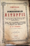 SFINTELE SI DUMNEZEESTILE LITURGHII(Liturghier)1855.Ale celor dintru Sfinti Parintilor nostrii,Ioan gura de aur,Vasilie cel mare si Grigorie Dialogul.