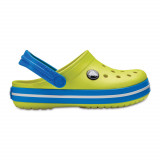 Saboti Crocs Crocband Kids Verde - Tennis Ball Green/Ocean