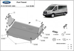 Scut motor metalic Ford Transit Tractiune Fata 2019-prezent foto