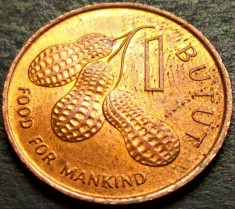 Moneda exotica 1 BUTUT - GAMBIA, anul 1974 * cod 602 = A.UNC foto