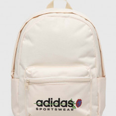 adidas rucsac femei, culoarea bej, mare, cu imprimeu IR8647