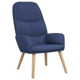Cumpara ieftin Scaun de relaxare, albastru, material textil