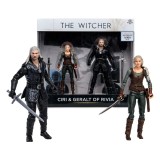 The Witcher Action Figure Geralt and Ciri (Netflix Season 3) 18 cm, Mcfarlane Toys