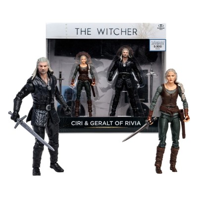 The Witcher Action Figure Geralt and Ciri (Netflix Season 3) 18 cm foto