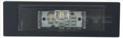 Iluminare numar de circulatie BMW Seria 6 Cabriolet (F12) (2011 - 2016) TYC 15-0213-00-9 foto