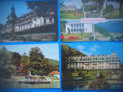 HOPCT LOT 3904 - 4 CARTI POSTALE-CALIMANESTI -JUD- VALCEA-CIRCULATE foto