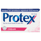 Sapun PROTEX Cream, 90 g, Protex Sapun Antibacterian, Sapunuri Hidratante Antibacteriene, Sapun Dezinfectant pentru Maini, Sapun Hidratant pentru Main