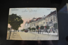 Szatmarnemeti Satu Mare - Deak-ter ( tramvai ) 1915 foto