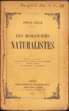 HST C2946 Les romancieres naturalistes 1914 Emile Zola CU DEFECT!!!