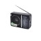 Radio FM/MW/SW1/SW2 antena telescopica rotativa FADEGA AR-1688 (549)