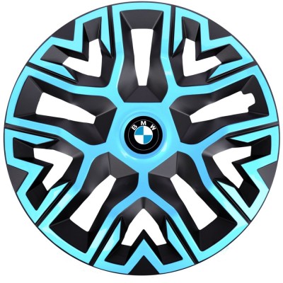 Set 4 Capace Roti 16 inchi (R16), Best Azur-Negru, Compatibile Cu BMW foto
