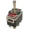 Comutator maneta 2x10A 250Vac ON-OFF-ON surub m3