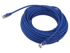 Patch cord S/FTP Cat 6a Cu LSZH Albastru 20m