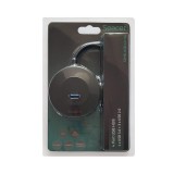 HUB extern Spacer USB 3.2, negru