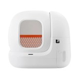 Litiera smart PetKit Pura Max pentru pisici, Functie Autocuratare,Capacitate 7L, Alb, Afisaj LED, Bluetooth, WiFi, 24W