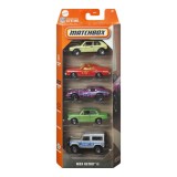 MATCHBOX SET 5 MASINUTE METALICE MBX RETRO II SCARA 1:64 SuperHeroes ToysZone, Mattel