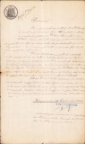 A2735N Procură reprezentare comerciant evreu Clucereasa, jud Muscel, dată de un locuitor din Pitești, Judecătoria St&acirc;lpeni, 1909