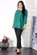 Compleu elegant Maia Verde - 50Marimea