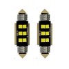 Set 2 becuri auto 6LED SMD C5W, 41mm, canbus, 6000K, 1200lm, 12V