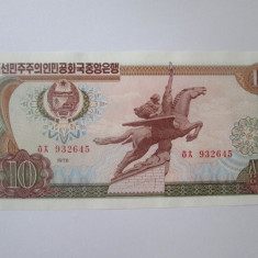 Coreea de Nord 10 Won 1978 UNC