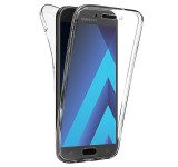Cumpara ieftin Husa Full TPU 360&deg; (fata + spate), ultra-slim 0.3 mm pentru Samsung Galaxy A3 (2017), Transparent
