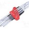 Set chei imbus, otel crom-vanadium, HEX 1,5mm, HEX 2,5mm, HEX 2mm, HEX 3mm, HEX 4mm, HEX 5mm, HEX 6mm, HEX 8mm, HEX 10mm, WIHA - 35480