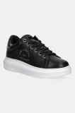 Karl Lagerfeld sneakers din piele KAPRI culoarea negru, KL62538K