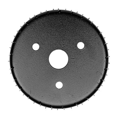 Disc circular slefuit, modelat, raspel, pentru lemn, plastic, cauciuc, beton celular, 120x22.2 mm, Dedra foto