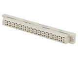 Soclu DIN 41612 Tip D Mamă 32 PIN THT Aurit 6A HI-CON