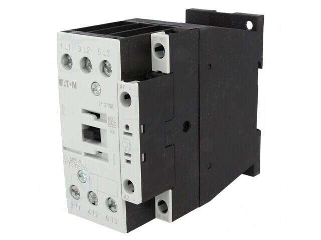 Contactor 3P 24VDC 25A 690V NO x3
