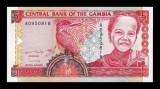 GAMBIA █ bancnota █ 5 Dalasi █ 1996 █ P-16 █ UNC █ necirculata