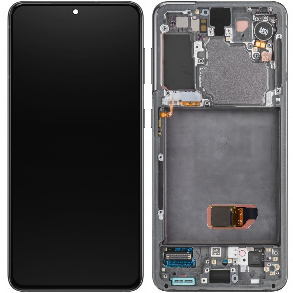 S21様 Display cu Touchscreen Samsung Galaxy S21 5G G991, cu Rama