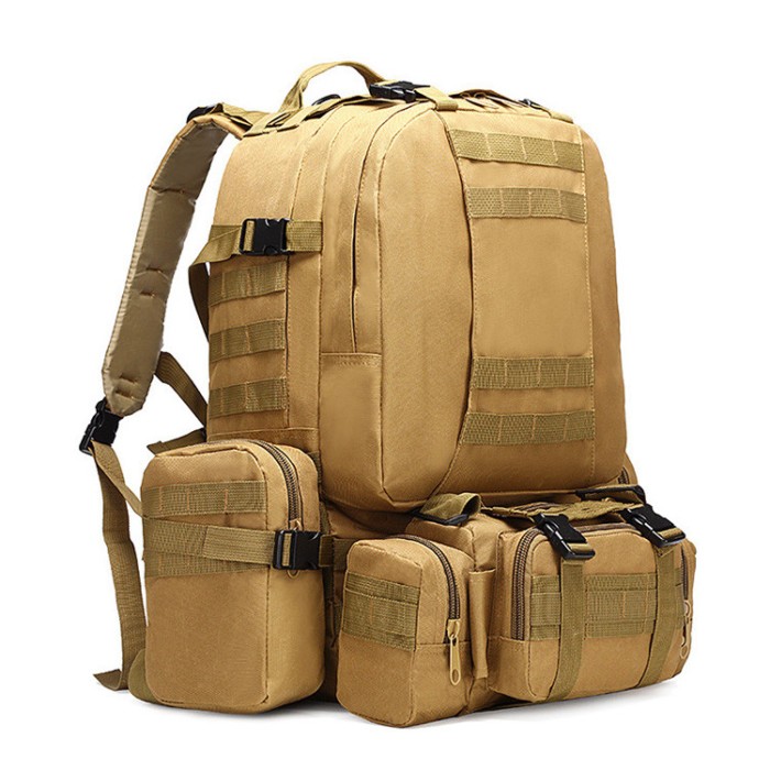 Rucsac Militar, Zamo&reg;, 8x Compartimente, 2x Buzunare Interioare, Material Impermeabil, Capacitate 50