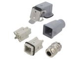 Conector HDC tată mamă set complet 4 PIN