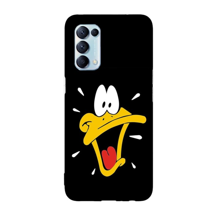 Husa compatibila cu Oppo A77 model Duffy Duck What!, Silicon, TPU, Viceversa