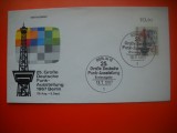 HOPCT PLIC S FDC NR 679 TURNUL DE RADIO TELEVIZIUNE BERLIN VEST 1967 GERMANIA -NECIRCULAT