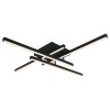Candelabru led dimabil 38w 3000k 85x85x10.5cm - negru, V-TAC