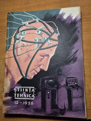 stiinta si tehnica decembrie 1956-art. CFR de-a lungul anilor,histria foto