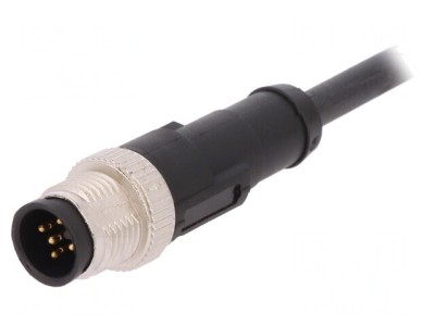 Cablu de Conectare M12 PIN 5 Drept 5m 60VAC 4A foto
