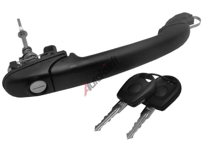 Maner usa exterior usa fata VW CADDY II (9U/9KV), 11.1995-01.2004; POLO (6KV) CLASSIC/ESTATE, 11.1995-06.2001; POLO (6N/6N2) HB, 10.1994-2001, partea
