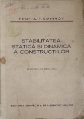 STABILITATEA STATICA SI DINAMICA A CONSTRUCTIILOR-A.F. SMIRNOV-245584