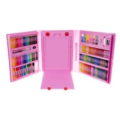 Set pictat si desen, 208 piese, gentuta depozitare tip valiza, 41 x 103 x 28 cm , complet, educativ si ideal pentru copii pasionati de arta