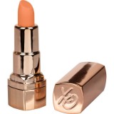 Ruj Vibrant Reincarcabil Portocaliu Calex Hide&amp;Play Justforme - Vibrator Mini, 10 Moduri, USB, Silicon, Rezistent Apa, Stimulare Clitoris